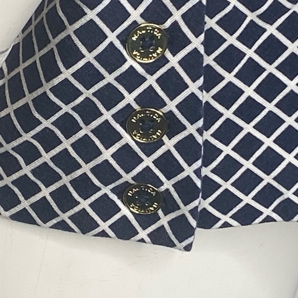 NAUTICA Tank Top Squares Diamonds Wide Hip Band - Picture 7 of 8